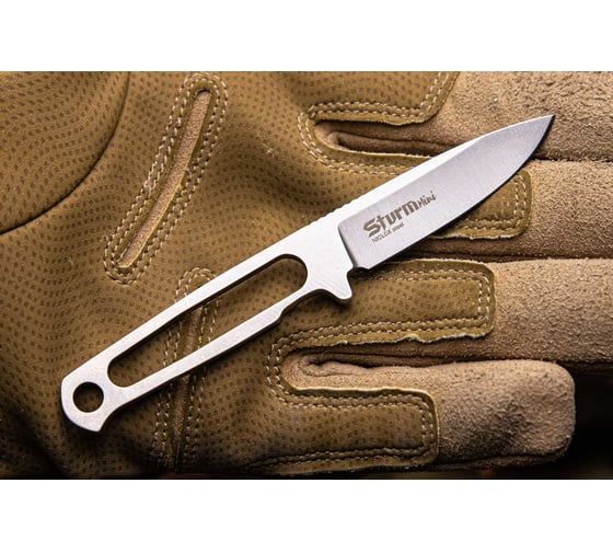 Туристический нож Kizlyar Supreme Sturm Mini сталь Niolox, StoneWash 4610094290285