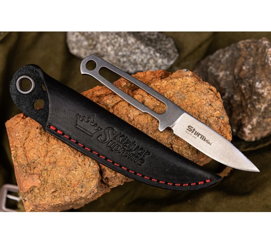 Туристический нож Kizlyar Supreme Sturm Mini сталь Niolox, StoneWash 4610094290285