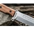 Туристический нож Kizlyar Supreme Survivalist X сталь AUS-8, StoneWash, рукоять из Кавказского ореха 4650065057202 4