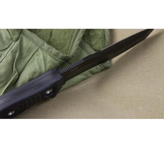Туристический нож Kizlyar Supreme Vendetta сталь AUS-8, Black Titanium, рукоять из G10 4650065050999