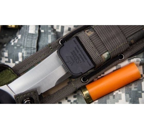 Туристический нож Kizlyar Supreme Vendetta сталь D2, StoneWash, рукоять из G10 4650065058483