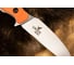 Туристический нож Kizlyar Supreme Vran сталь N690, StoneWash, рукоять из Оранжевого G10 4610094292869 5