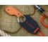 Туристический нож Kizlyar Supreme Amigo Z сталь D2, Satin, рукоять из оранжевого G10 4650065056199 3