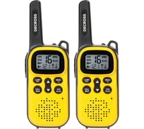 Комплект из двух радиостанций Decross DC43 Yellow Twin EU без ЗУ DC4311100002000