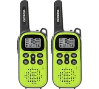 Комплект из двух радиостанций Decross DC44 Green Twin EU с ЗУ DC4412103302000