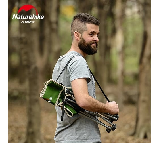 Кресло Naturehike NH16J001-J складное, черное 6927595787724