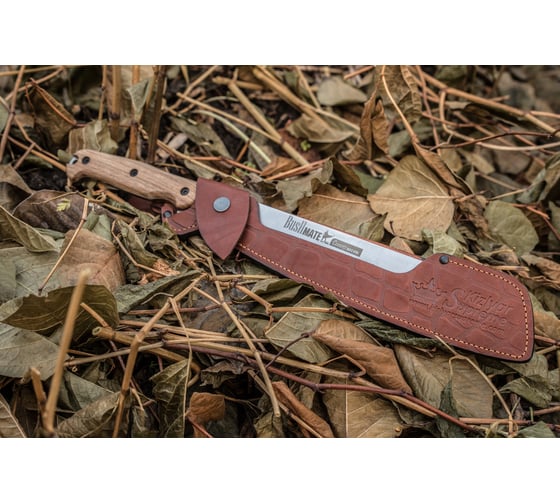Мачете Kizlyar Supreme BushMate Convex сталь AUS-8, рукоять из Кавказского Ореха 4650065058520