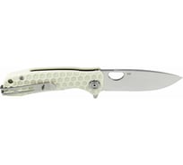 Нож Honey Badger Flipper D2 L с белой рукоятью HB1042