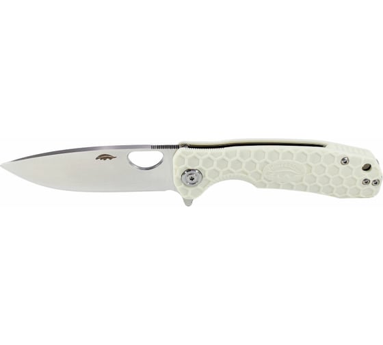 Нож Honey Badger Flipper D2 L с белой рукоятью HB1042