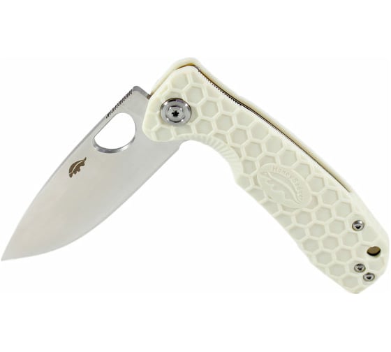 Нож Honey Badger Flipper D2 L с белой рукоятью HB1042