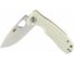 Нож Honey Badger Flipper D2 L с белой рукоятью HB1042 5