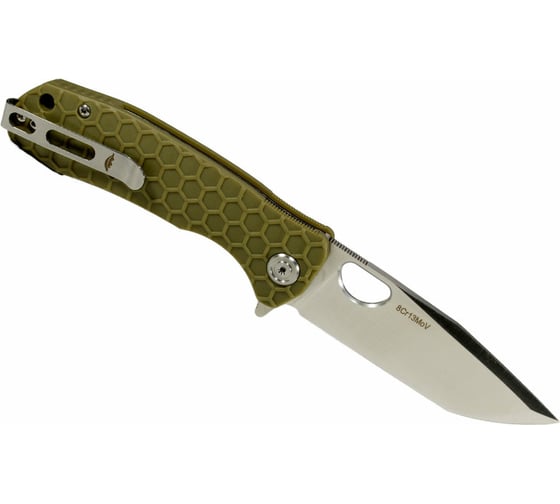 Нож Honey Badger Tanto L с зеленой рукоятью HB1323