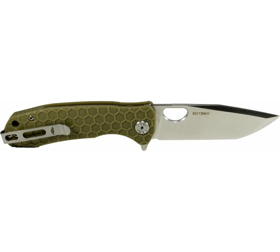 Нож Honey Badger Tanto L с зеленой рукоятью HB1323