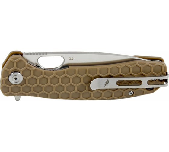 Нож Honey Badger Flipper D2 L с песочной рукоятью HB1010