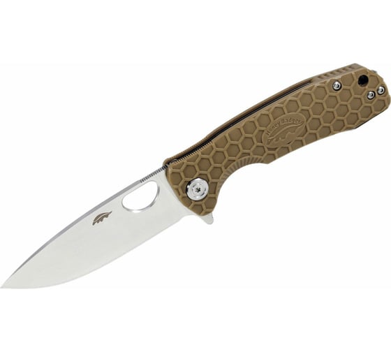 Нож Honey Badger Flipper D2 M с песочной рукоятью HB1015