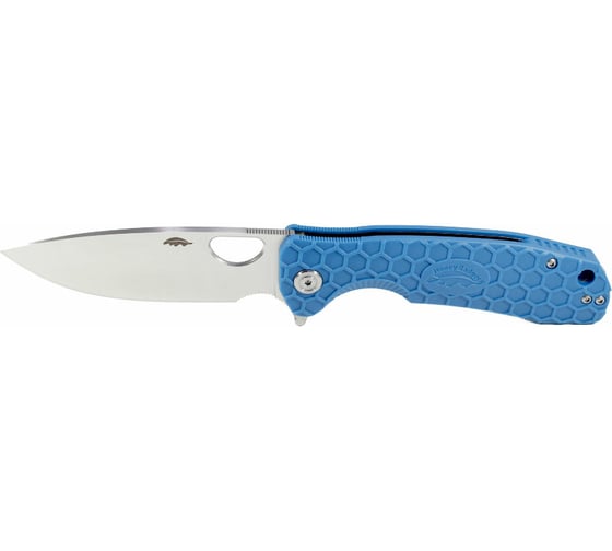Нож Honey Badger Flipper L с голубой рукоятью HB1004