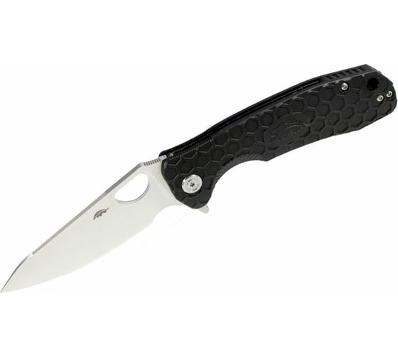 Нож Honey Badger Leaf D2 L с черной рукоятью HB1380