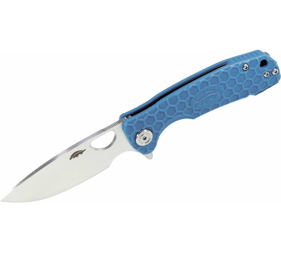 Нож Honey Badger Flipper S с голубой рукоятью HB1024