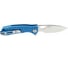 Нож Honey Badger Flipper S с голубой рукоятью HB1024 5