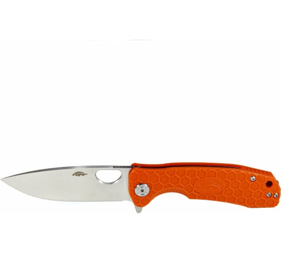 Нож Honey Badger Flipper D2 M с оранжевой рукоятью HB1060