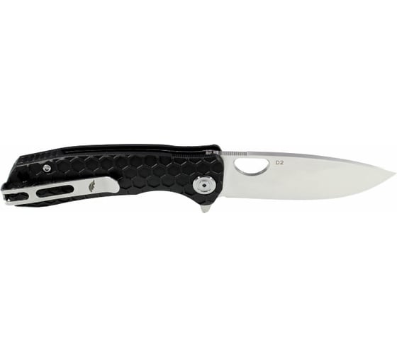 Нож Honey Badger Flipper D2 M с черной рукоятью HB1016