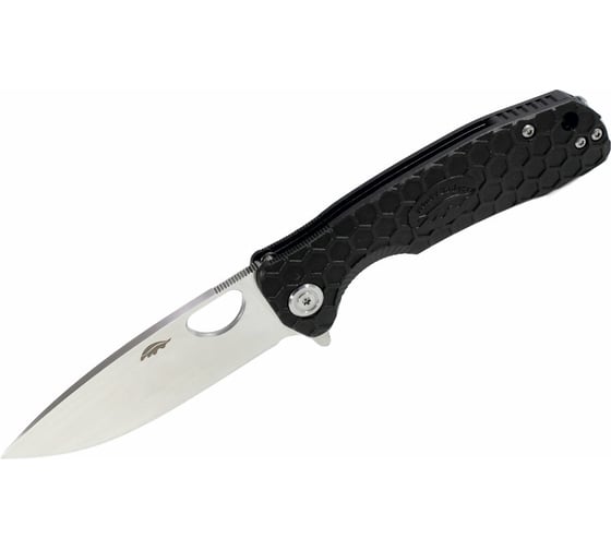 Нож Honey Badger Flipper D2 M с черной рукоятью HB1016