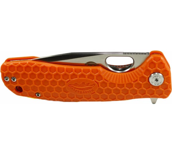 Нож Honey Badger Tanto D2 L с оранжевой рукоятью HB1405