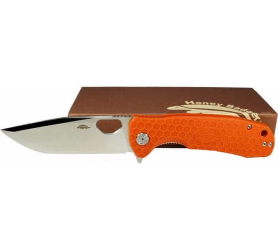 Нож Honey Badger Tanto D2 L с оранжевой рукоятью HB1405