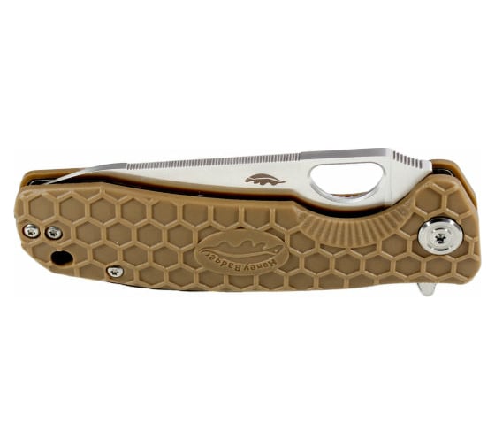 Нож Honey Badger Leaf L с песочной рукоятью HB1289