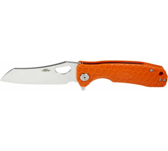 Нож Honey Badger Wharncleaver D2 M с оранжевой рукоятью HB1166
