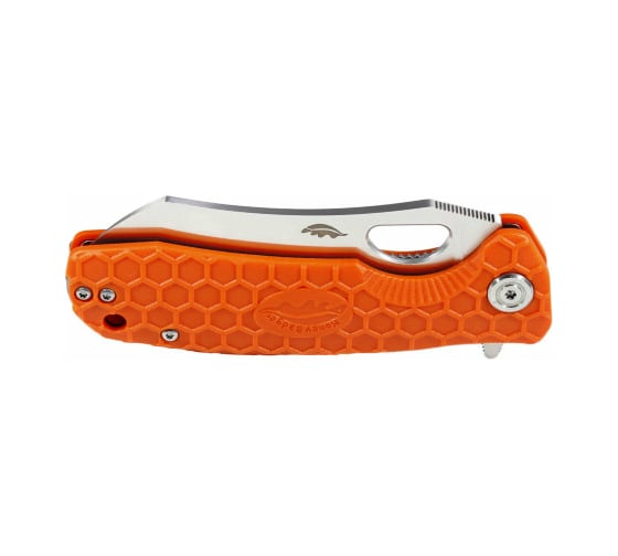 Нож Honey Badger Wharncleaver D2 M с оранжевой рукоятью HB1166