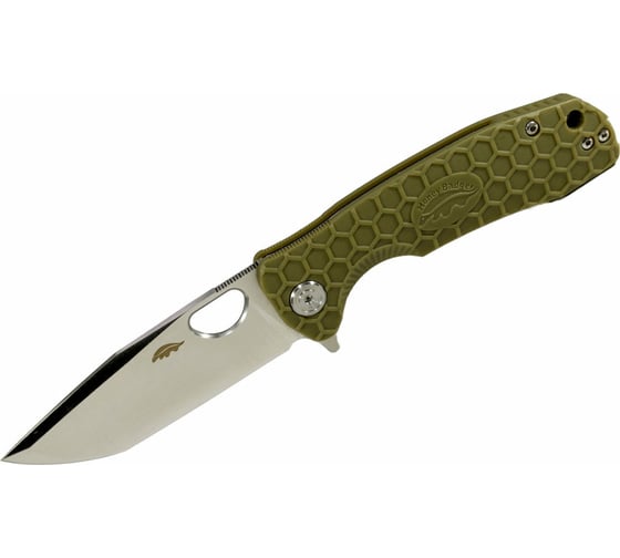 Нож Honey Badger Tanto D2 M с зеленой рукоятью HB1408