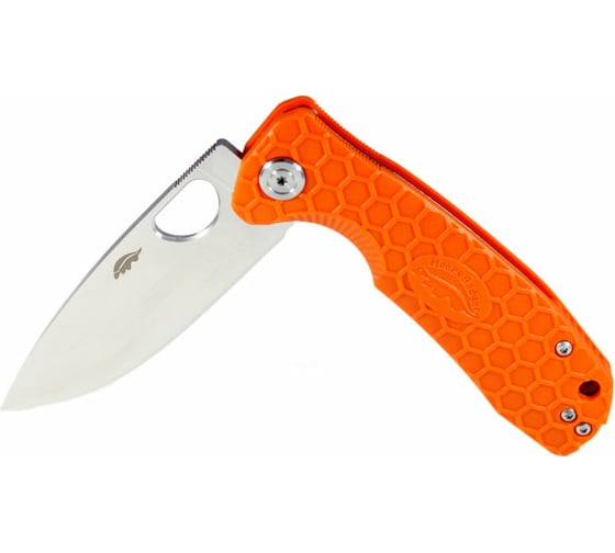 Нож Honey Badger Flipper D2 L с оранжевой рукоятью HB1044
