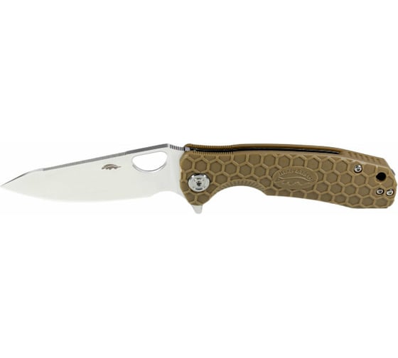 Нож Honey Badger Leaf D2 M с песочной рукоятью HB1387 1