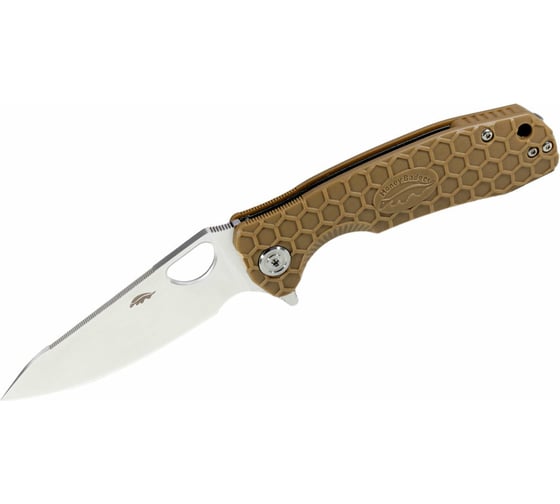 Нож Honey Badger Leaf D2 M с песочной рукоятью HB1387