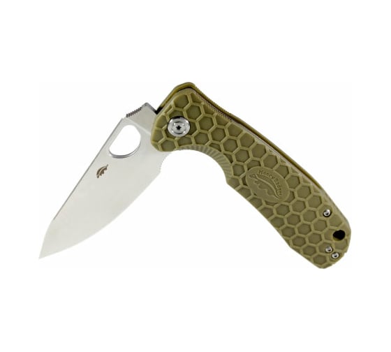 Нож Honey Badger Leaf D2 M с зелёной рукоятью HB1388
