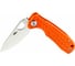 Нож Honey Badger Leaf D2 M с оранжевой рукоятью HB1391 3
