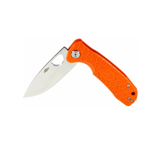 Нож Honey Badger Flipper D2 S с оранжевой рукоятью HB1037