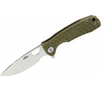 Нож Honey Badger Flipper S с зеленой рукоятью HB1023