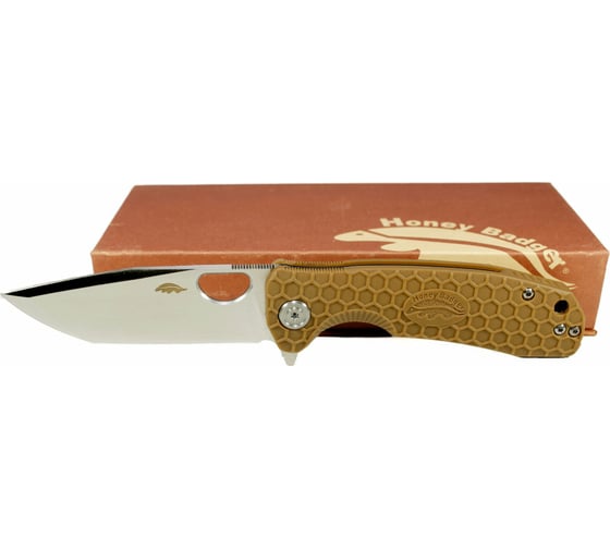 Нож Honey Badger Tanto D2 M с песочной рукоятью HB1407