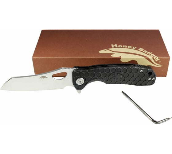 Нож Honey Badger Wharncleaver D2 M с черной рукоятью HB1161