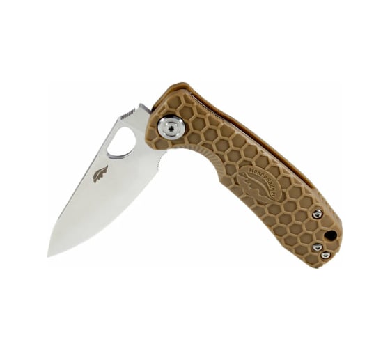 Нож Honey Badger Leaf D2 L с песочной рукоятью HB1381
