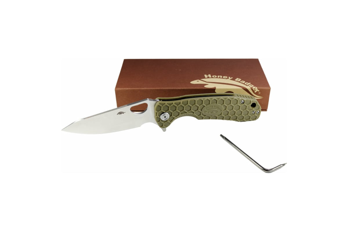 Нож Honey Badger Leaf M с зеленой рукоятью HB1300 - выгодная цена ...