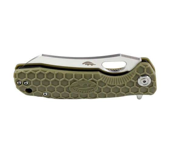 Нож Honey Badger Wharncleaver D2 M с зеленой рукоятью HB1163