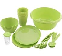 Набор для пикника Berossi picnic lm, 4 персоны, майская зелень ИК 79380000