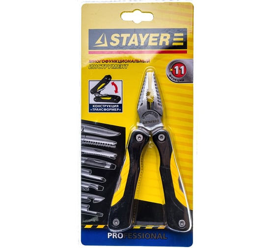 Многофункциональный инструмент STAYER 11 в 1 22854_z01