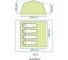 Палатка 4х-местная COLEMAN Instant Tent Tourer 4 2000009566 5