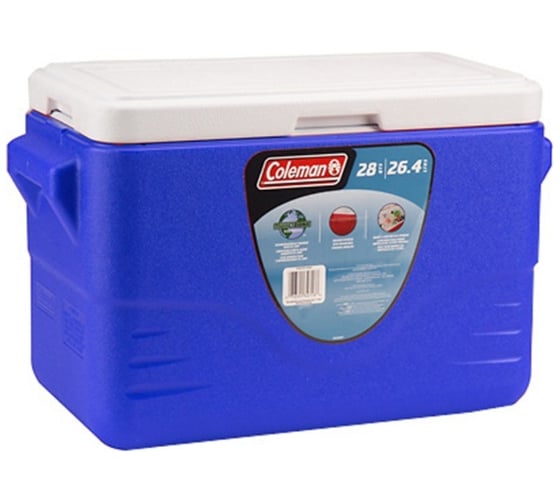 Изотермический контейнер COLEMAN 28QT COOLER MOLDED HANDLES BLUE 6277-718G