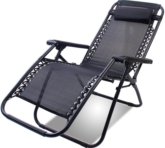 Кресло-шезлонг ZDK Homium Garden черный chair4
