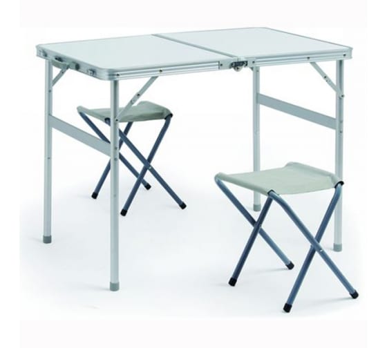 Складной стол + два стула Мебек HXT-8812-2-4 1